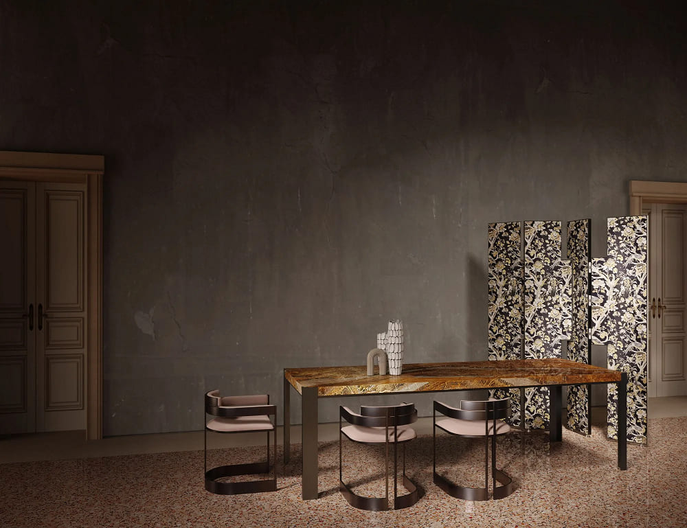 Rossato Hudson screen в интерьере