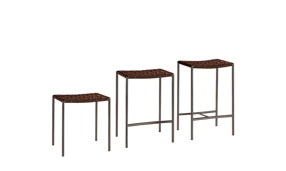 Outdoor bar stool Minotti Klasen