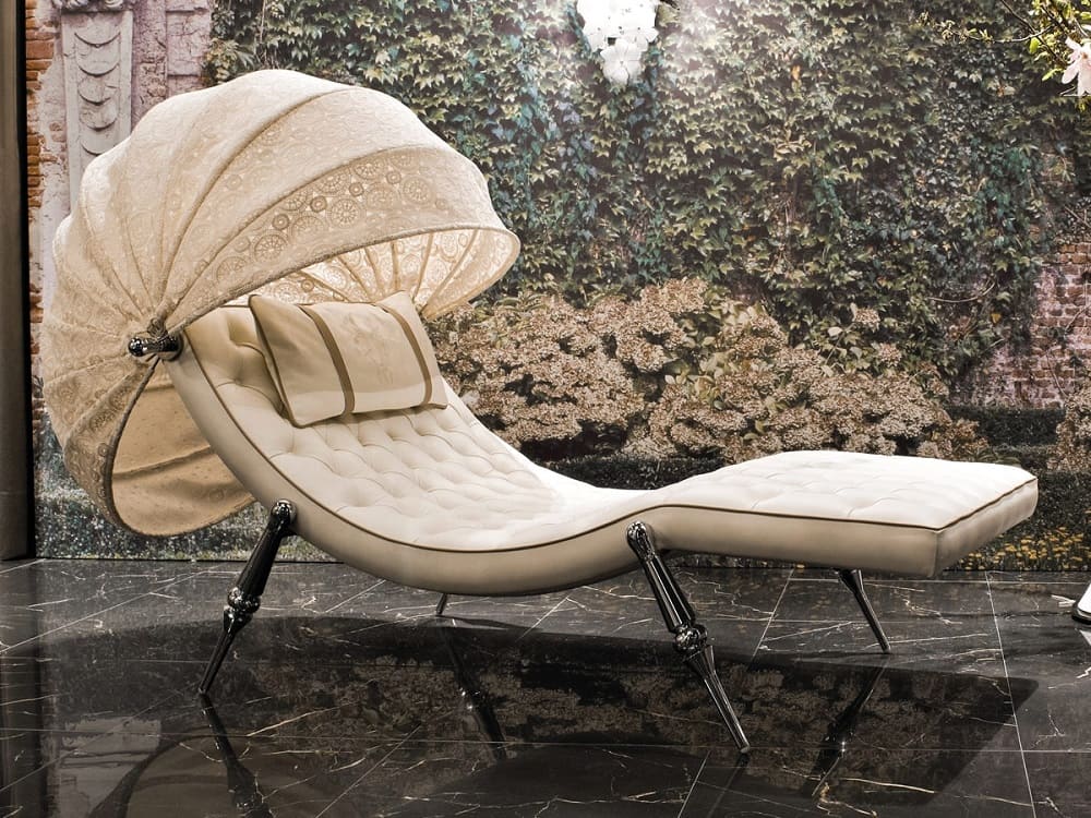 Sunbed Visionnaire Sveva Capitonne в интерьере