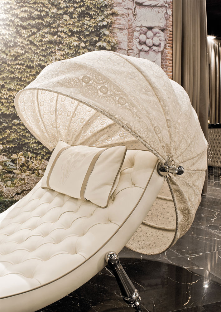 Sunbed Visionnaire Sveva Capitonne в интерьере