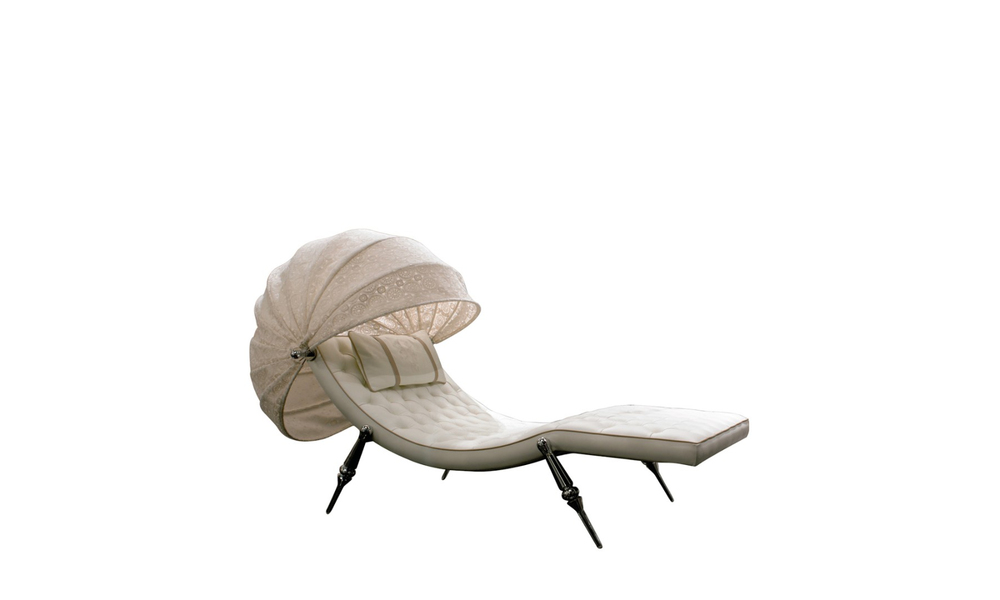 Sunbed Visionnaire Sveva Capitonne