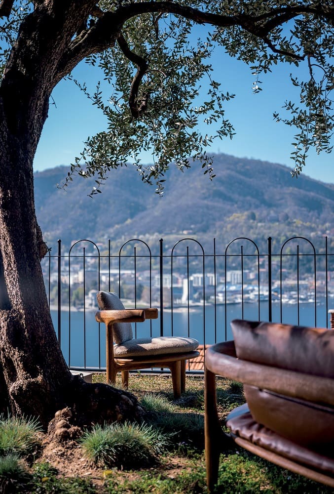 Outdoor armchair Baxter Himba в интерьере