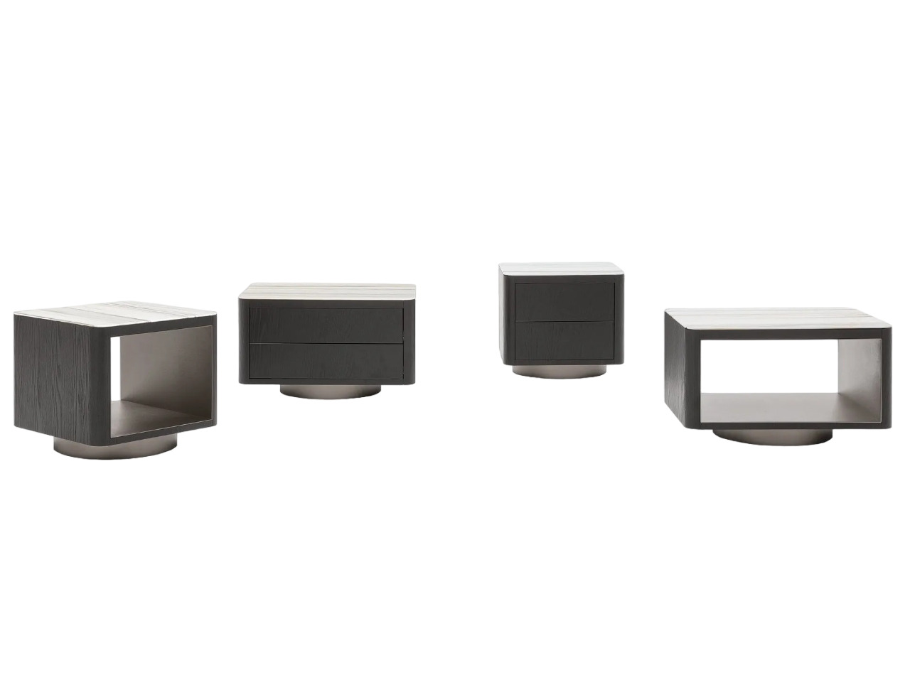 Minotti Milton bedside cabinet в интерьере