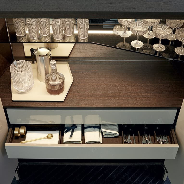 Dresser Poliform Gio в интерьере