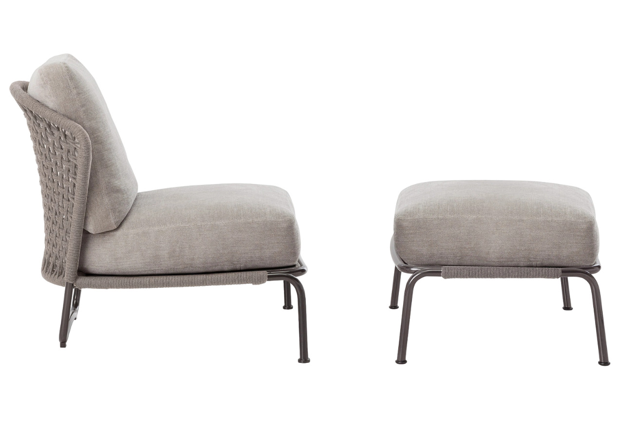 Outdoor pouf Minotti Aston в интерьере