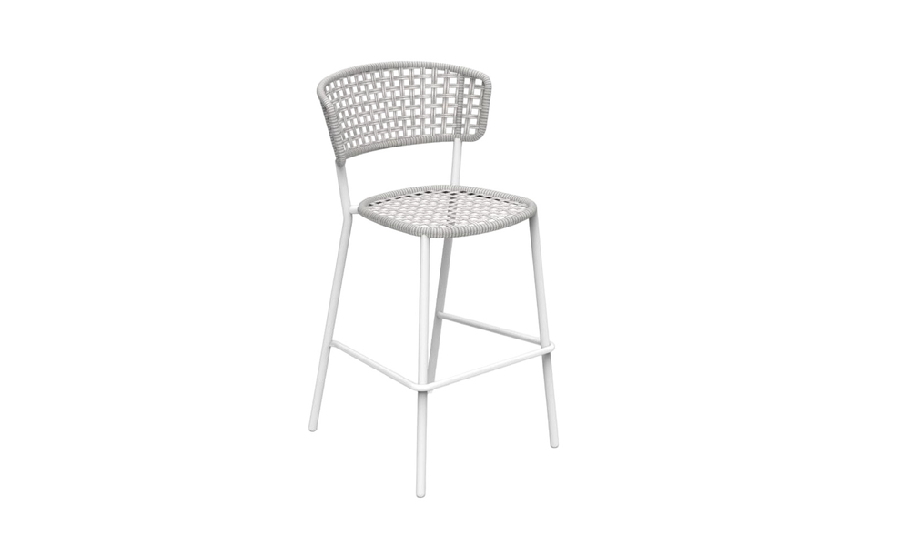Outdoor bar stool Talenti Moon Alu