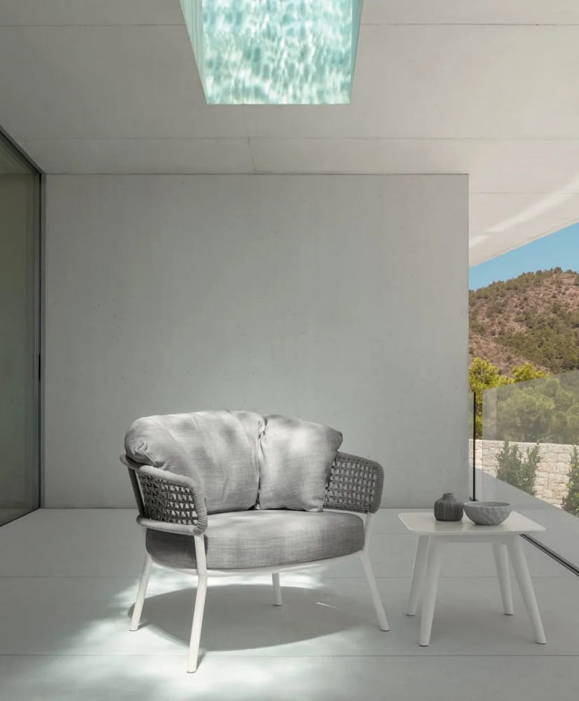 Outdoor armchair Talenti Moon Alu в интерьере