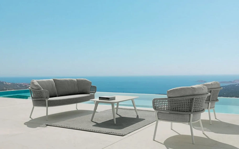 Outdoor armchair Talenti Moon Alu в интерьере