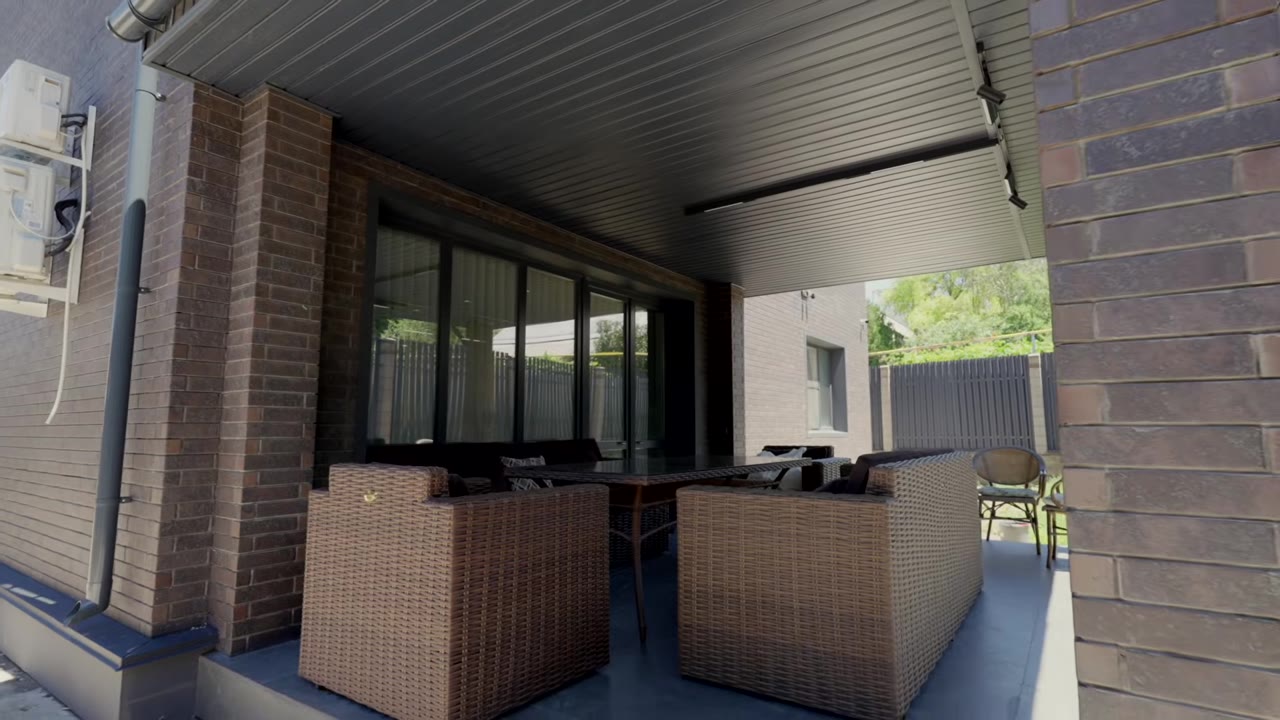 Terrace and entrance