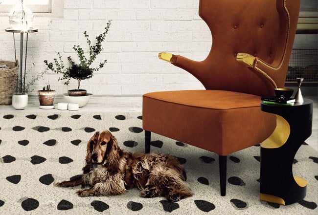 Corner table Brabbu Bryce в интерьере