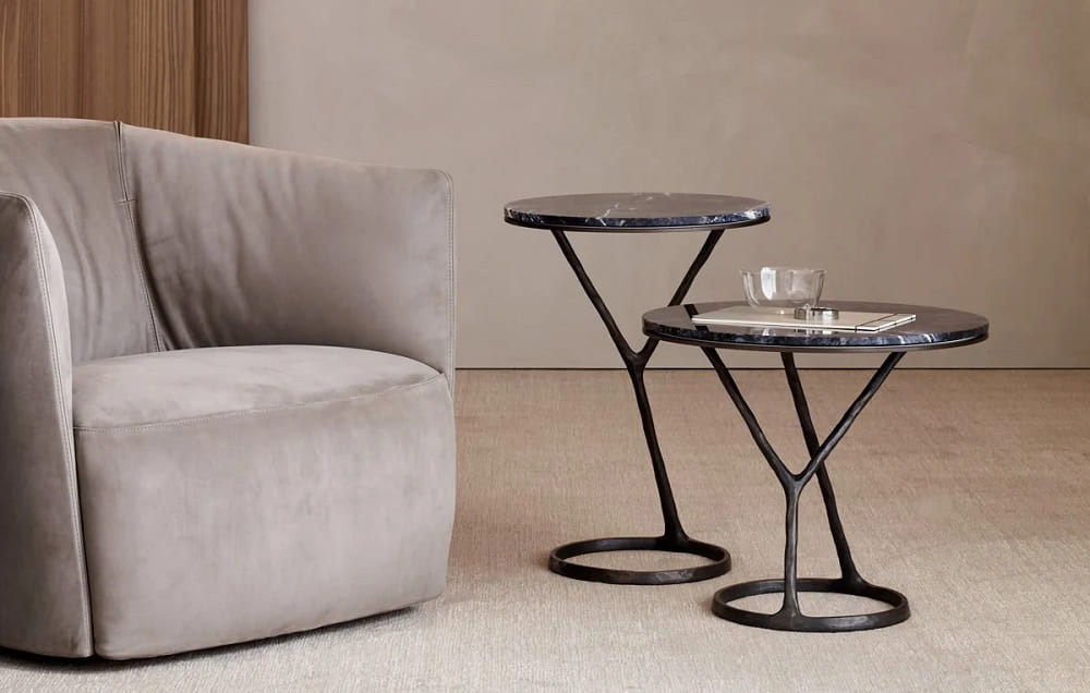 Poliform Ilda Corner Table в интерьере