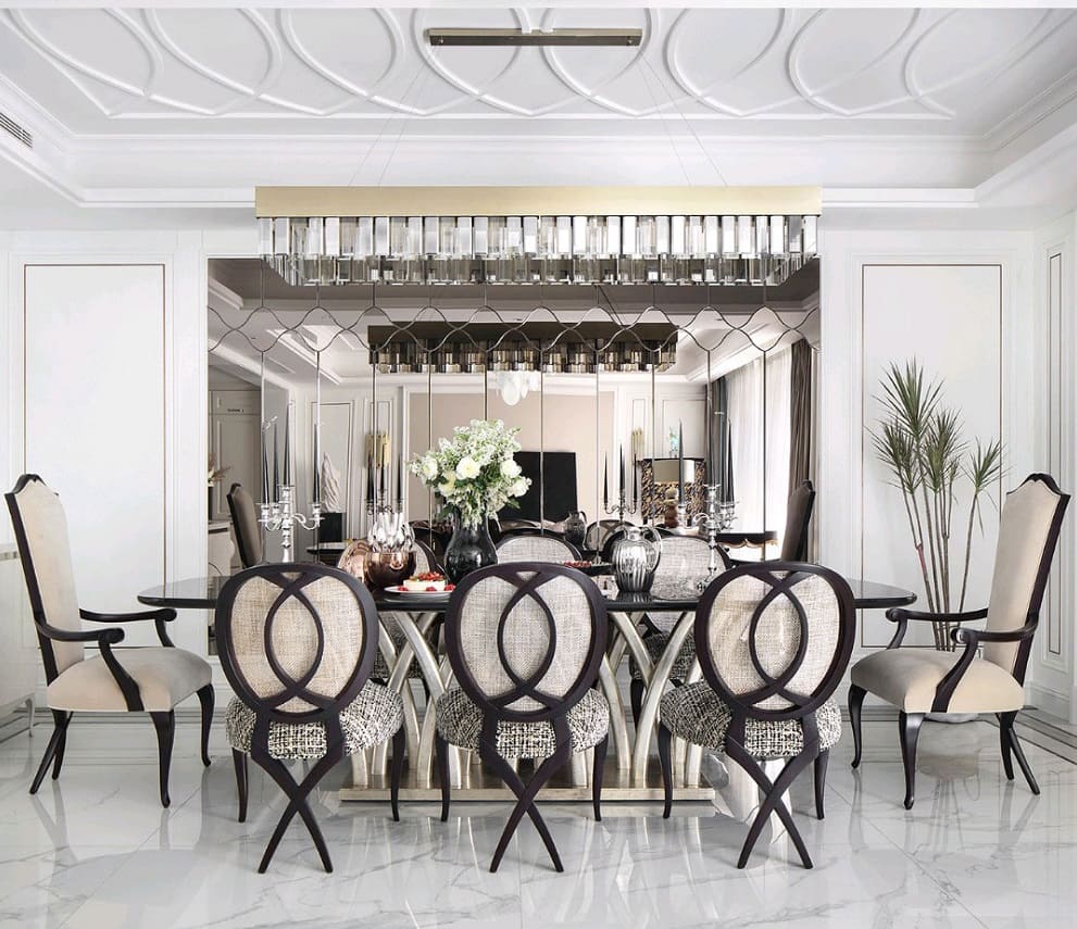 Christopher Guy Rain Forest Dining Table в интерьере