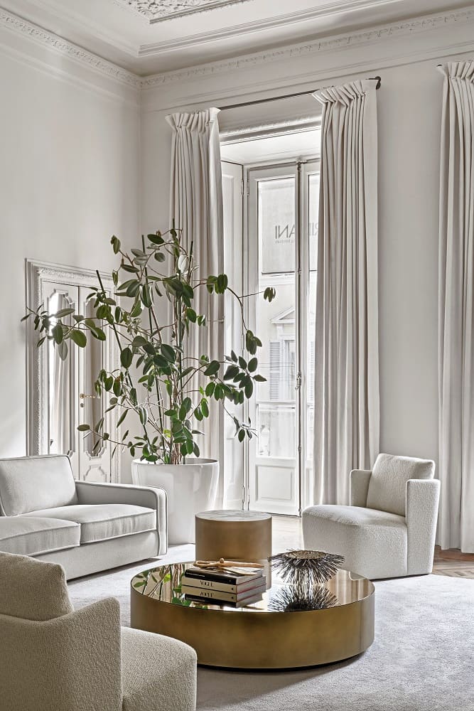 MERIDIANI Belt coffee table в интерьере