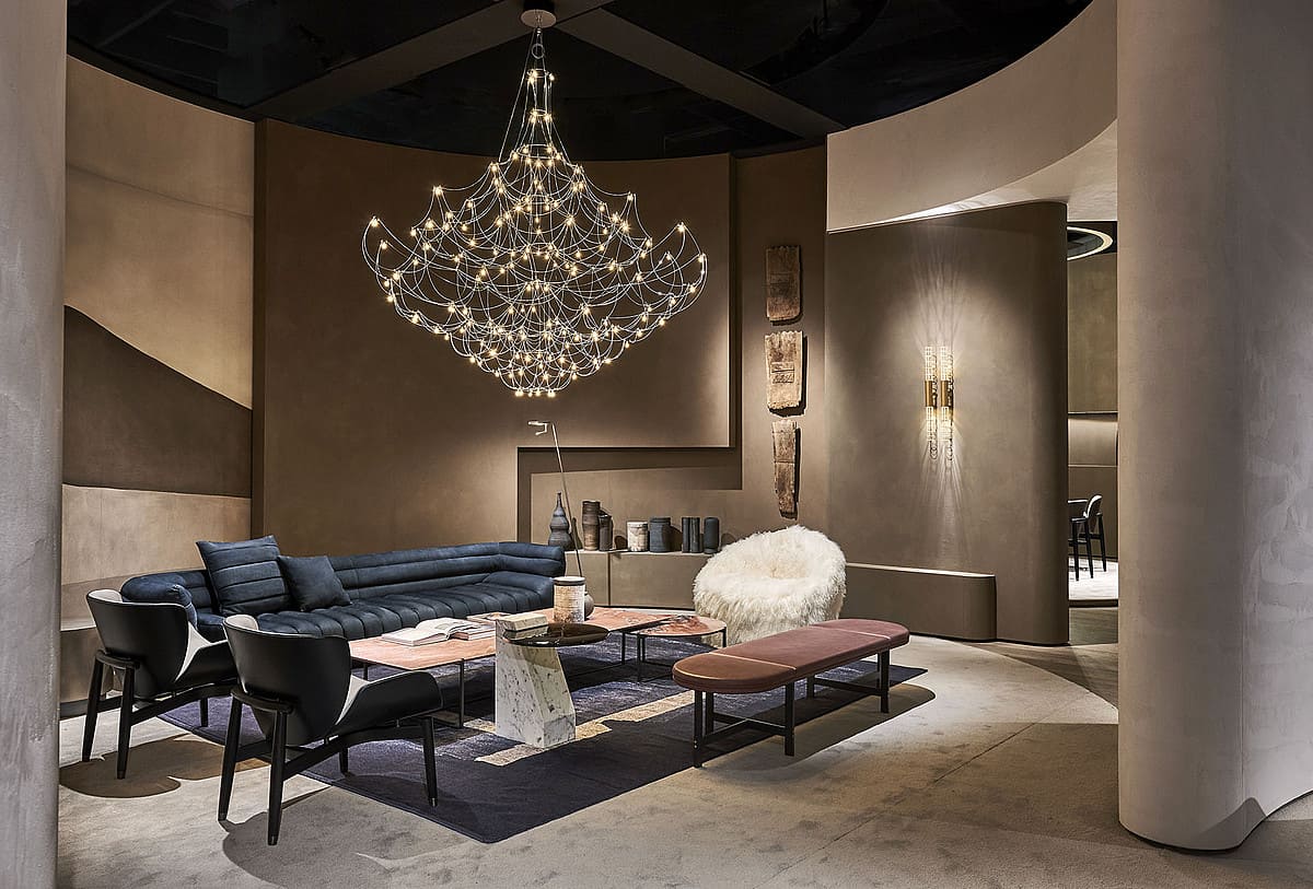 Chandelier Baxter Q2 в интерьере