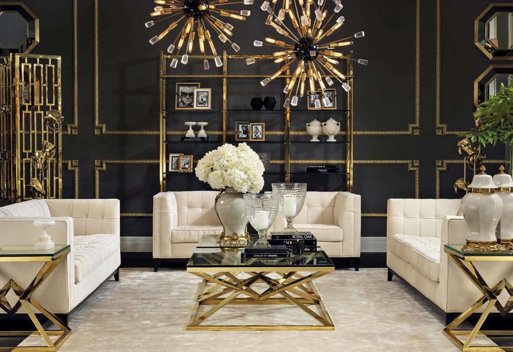 Eichholtz Connor Coffee Table в интерьере