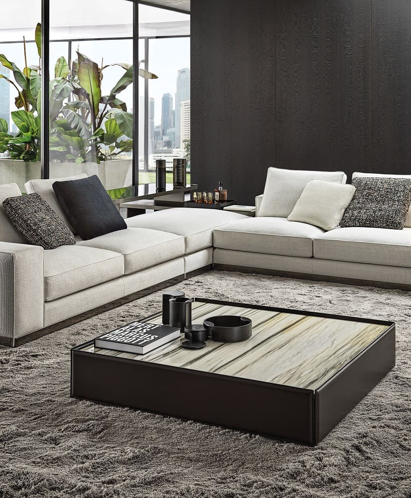 Minotti Side coffee table в интерьере