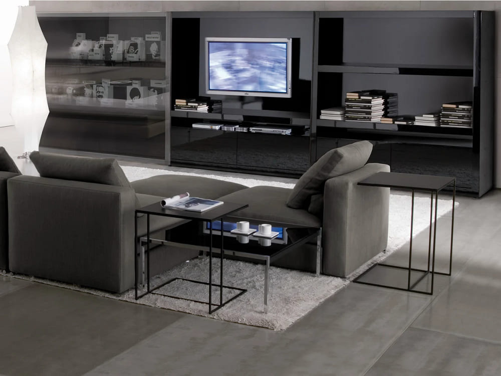 Minotti Leger coffee table в интерьере