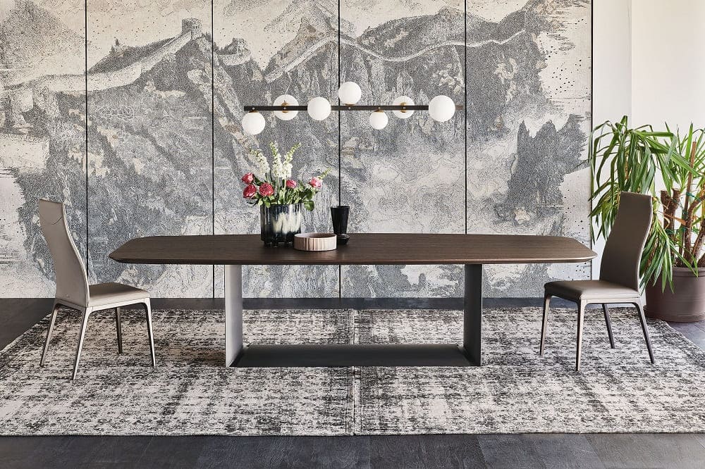 CATTELAN ITALIA Dragon Wood Dining Table в интерьере