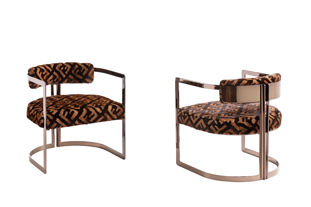 Armchair Fendi Brigitte Fur в интерьере