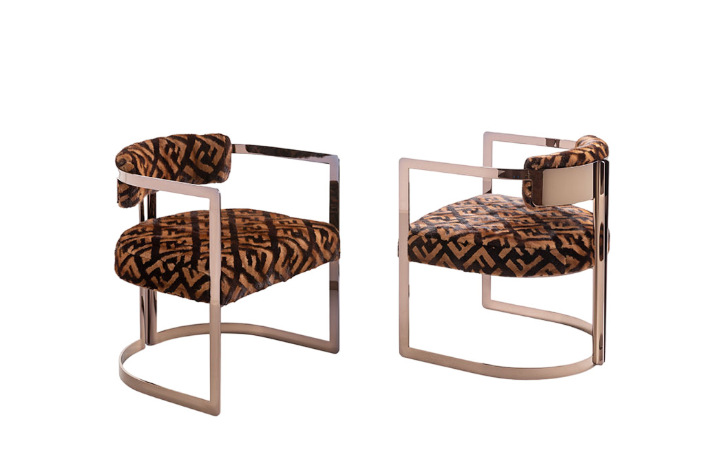 Armchair Fendi Brigitte Fur в интерьере