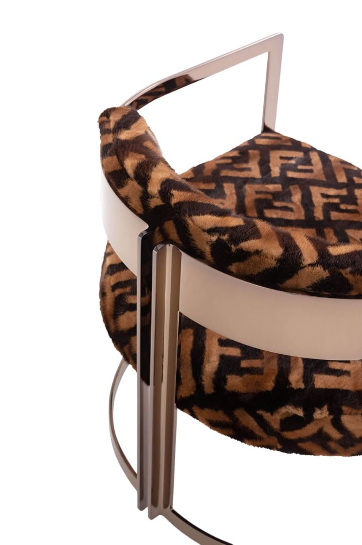 Armchair Fendi Brigitte Fur в интерьере