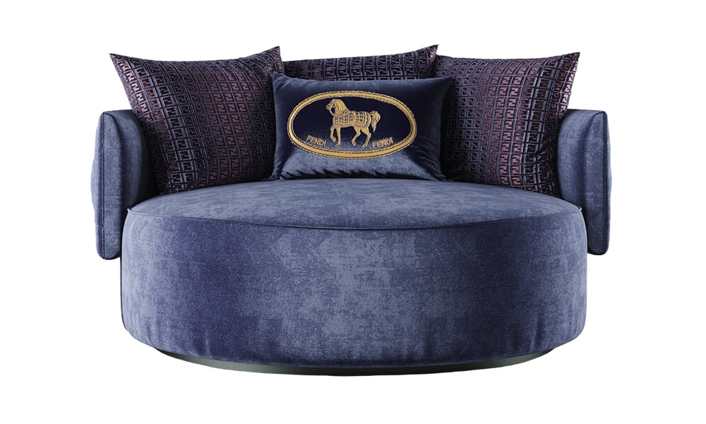 Armchair Fendi Efea Capitonne