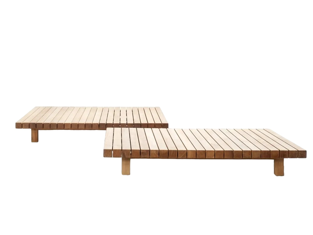 Outdoor coffee table Tribu Vis A Vis в интерьере
