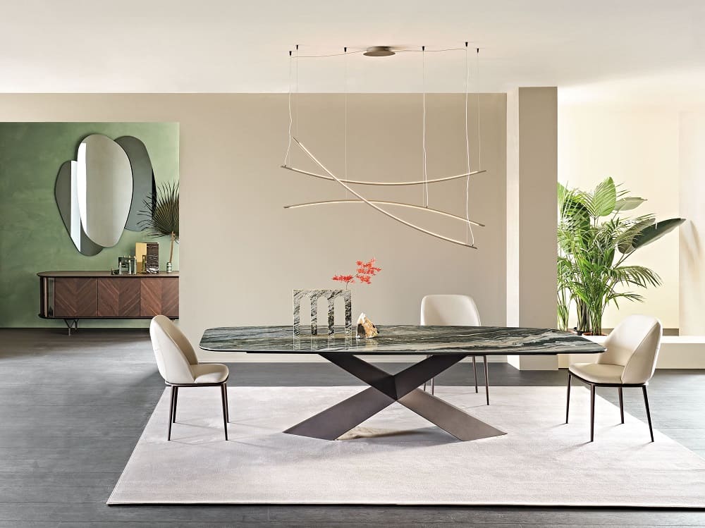 CATTELAN ITALIA Tyron Keramik Dining Table в интерьере