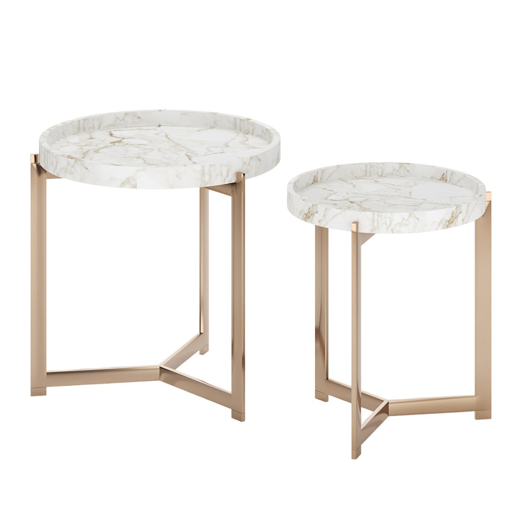 Corner table Fendi Ripple в интерьере