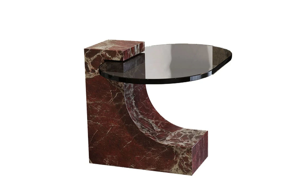 Baxter Verre Particulier Corner Table