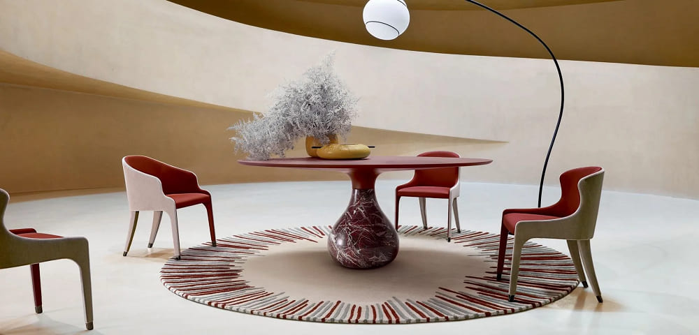 Roche Bobois Aqua Dining Table в интерьере
