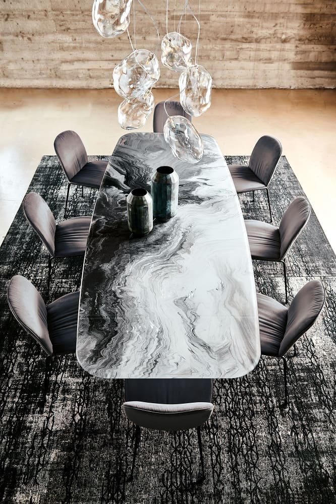CATTELAN ITALIA Stratos Crystalart Dining Table в интерьере
