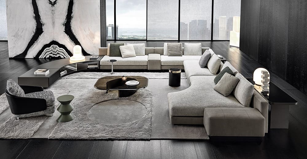 Sofa Minotti Daniels в интерьере