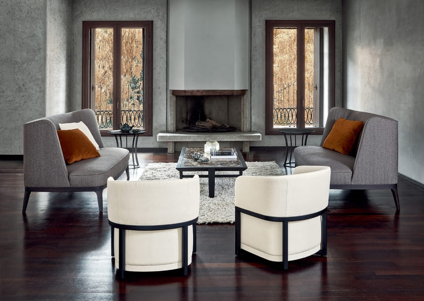 Sofa Flexform Dragonfly в интерьере