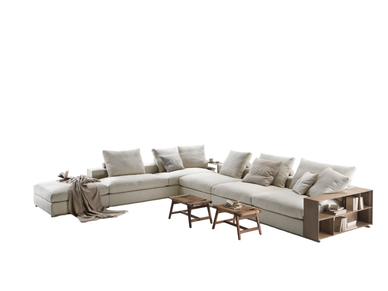 Sofa Flexform Groundpiece в интерьере