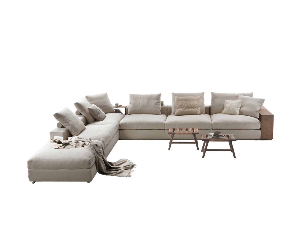 Sofa Flexform Groundpiece в интерьере