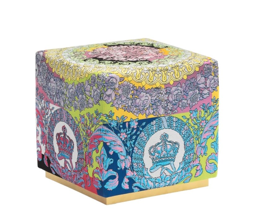 Pouffe Versace Carre в интерьере
