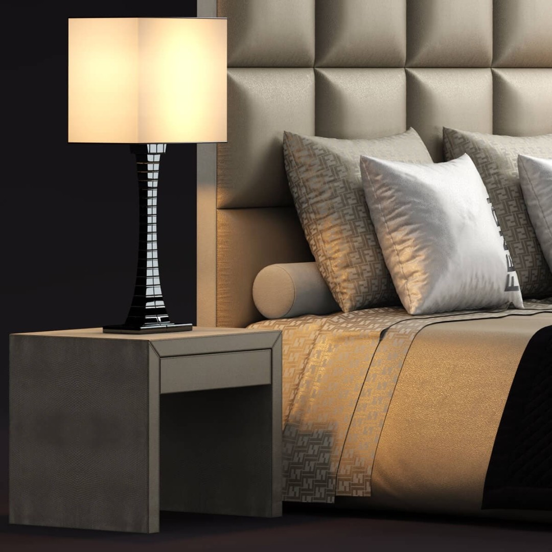 Fendi Diamante Bed в интерьере