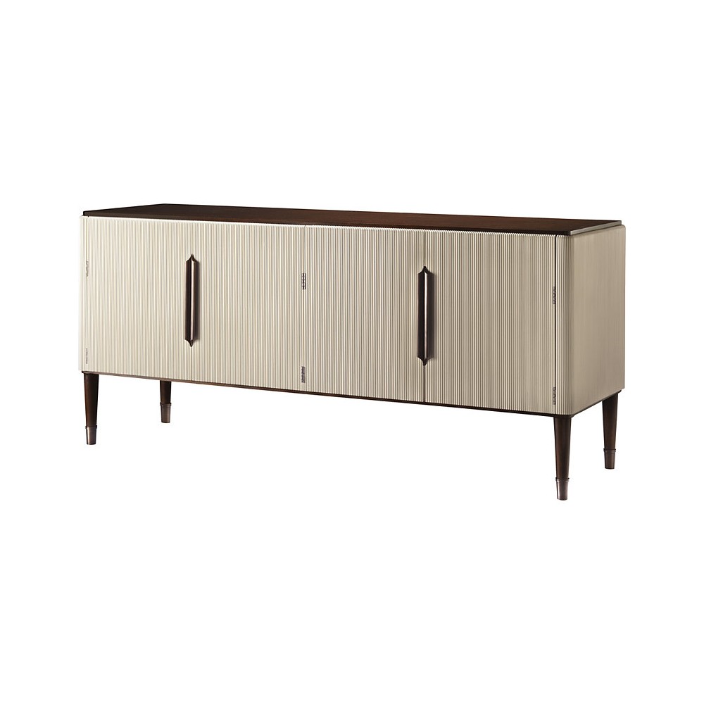 BAKER Refined Reeded TV cabinet в интерьере