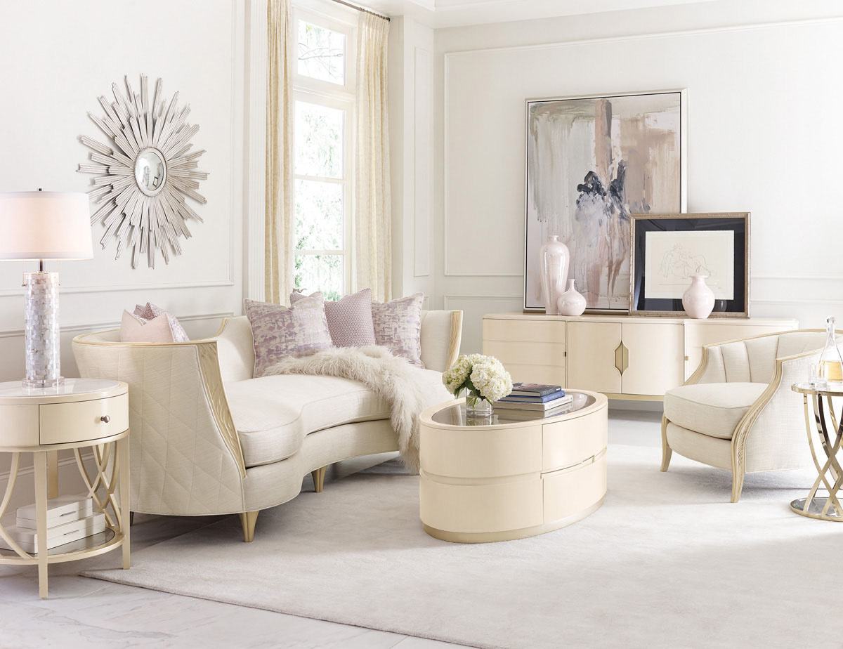 Caracole Adela Corner Table в интерьере
