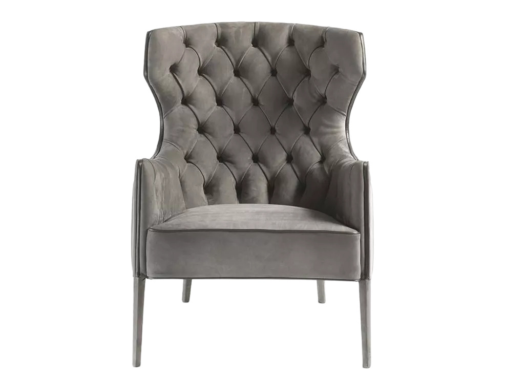 Armchair Vittoria Frigerio Piola Bergere Capitonne в интерьере