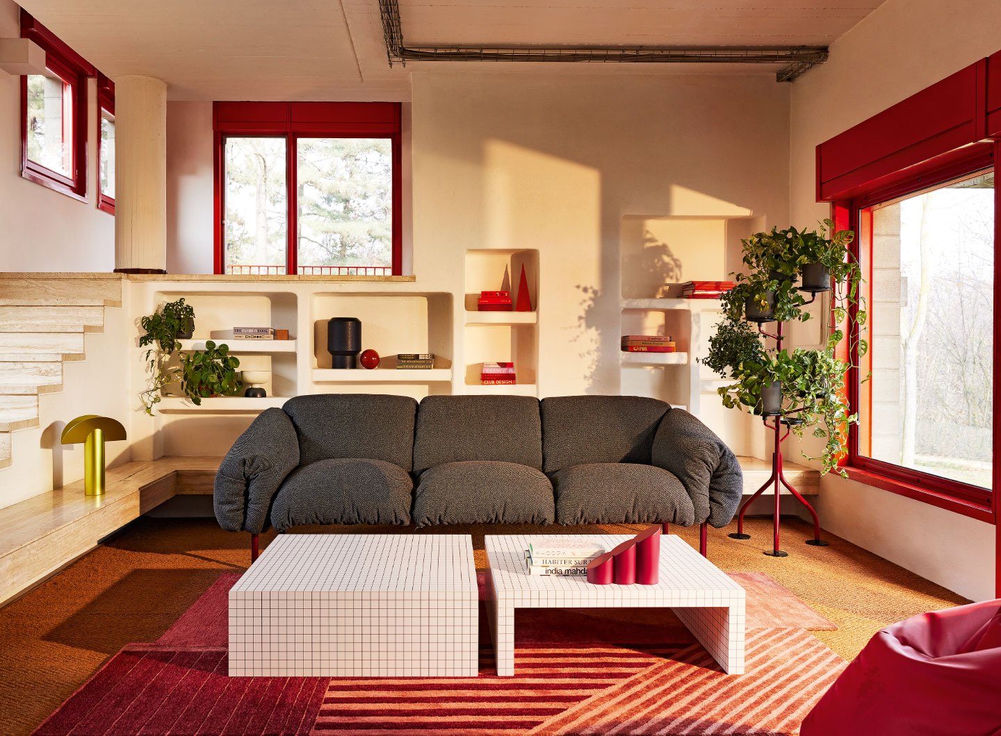 Zanotta Quaderna coffee table в интерьере