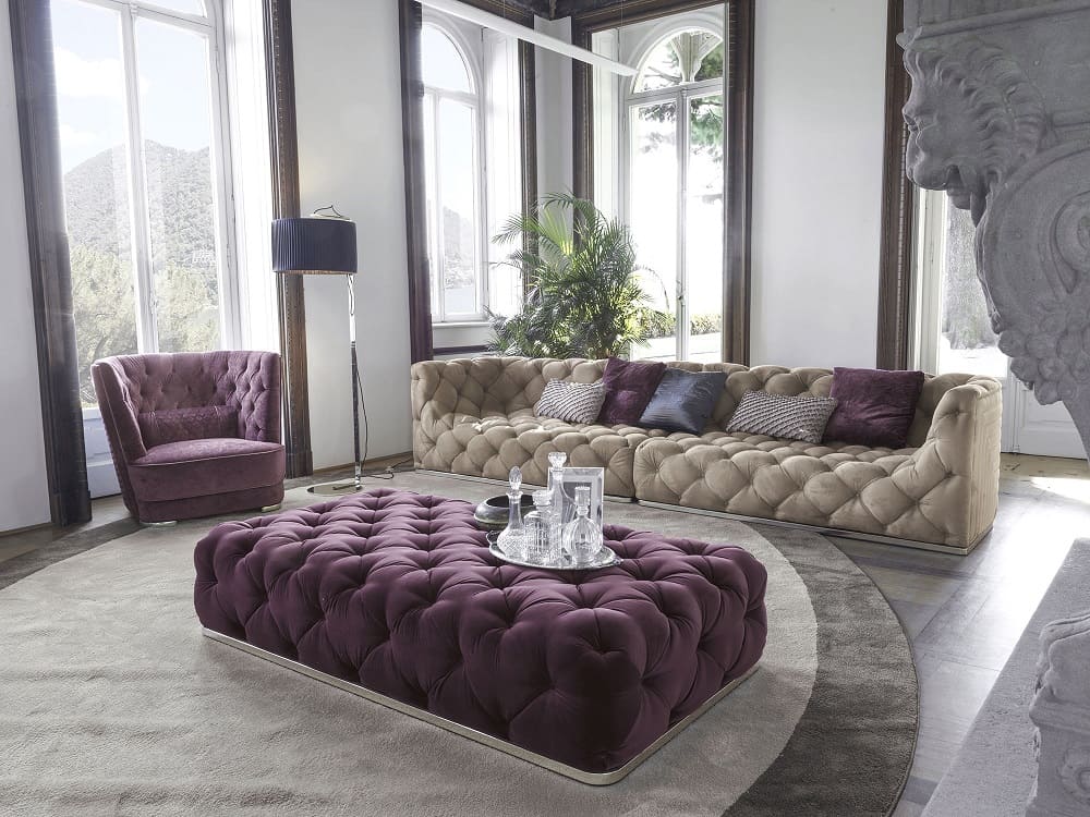 Armchair Vittoria Frigerio Greppi-High-Capitonne в интерьере