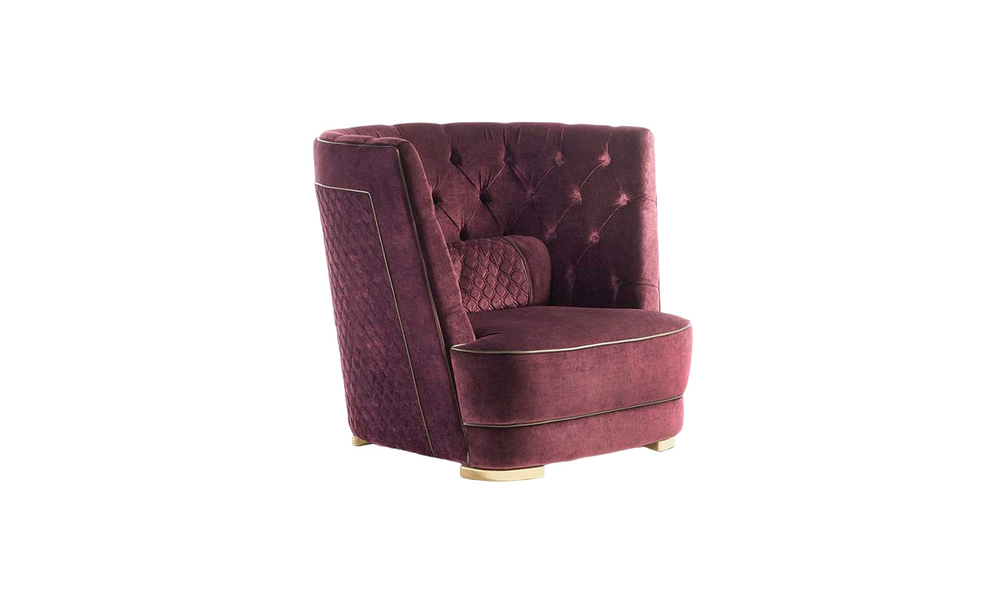 Armchair Vittoria Frigerio Greppi-High-Capitonne