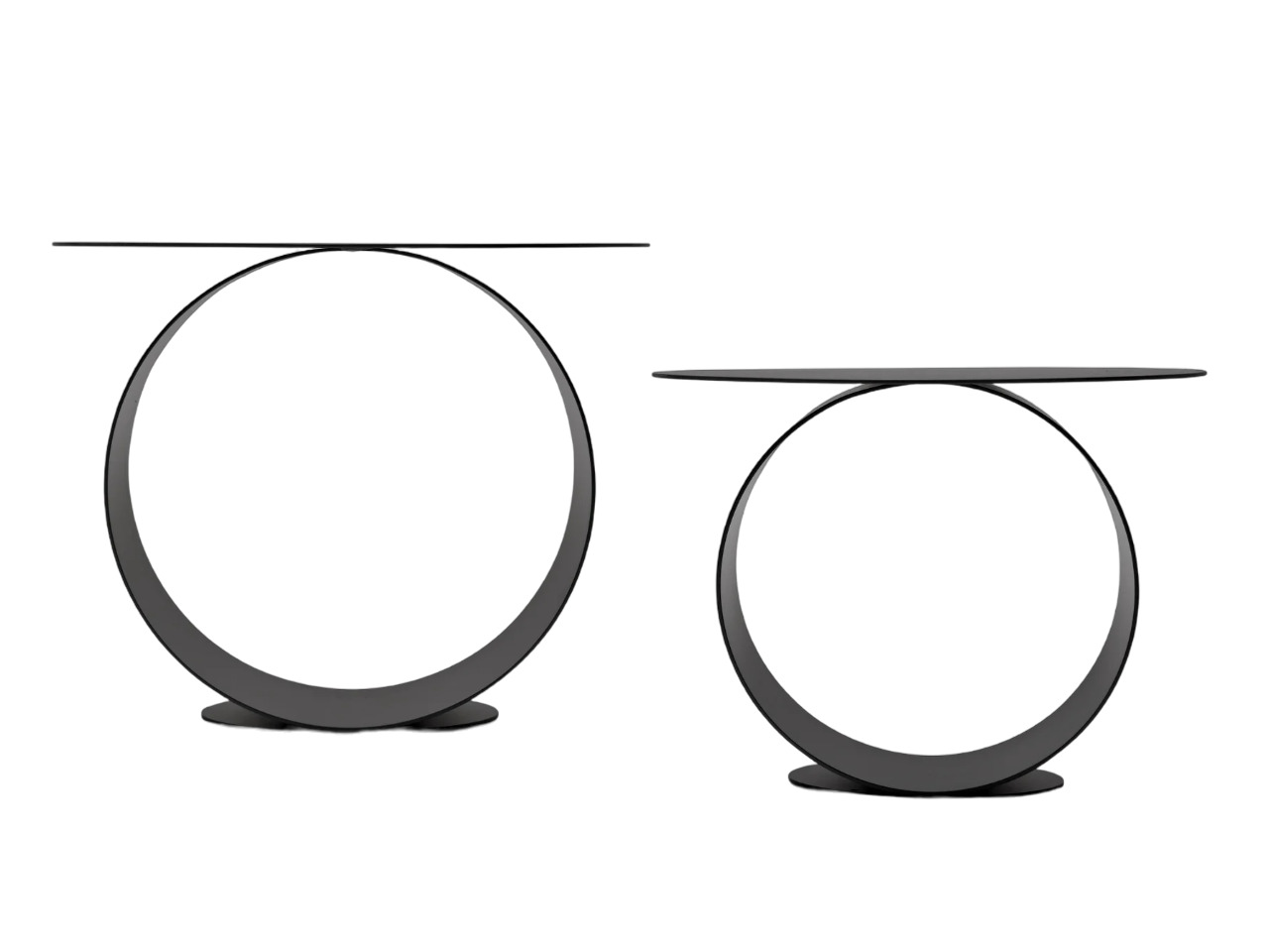 Corner table MDF Italia Metodo в интерьере