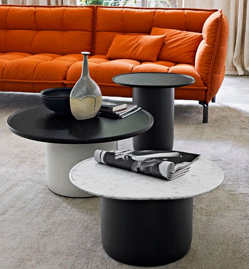 B&B Italia Button Tables в интерьере