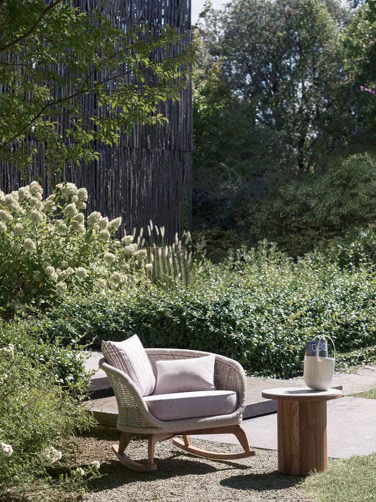 Outdoor rocking chair Atmosphera Ludo в интерьере