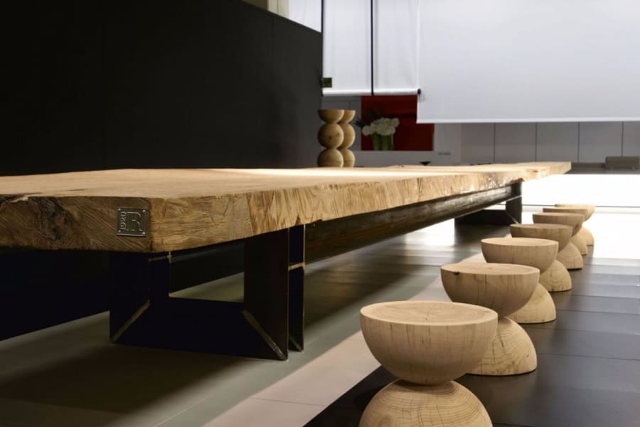 Pouffe RIVA 1920 Clessidra в интерьере