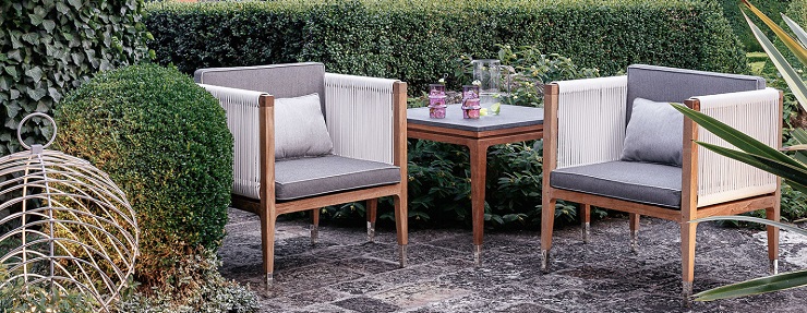 Outdoor corner table SMANIA Alghero в интерьере