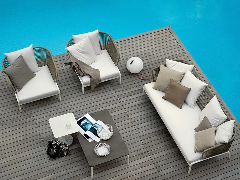 Outdoor armchair RODA Spool в интерьере